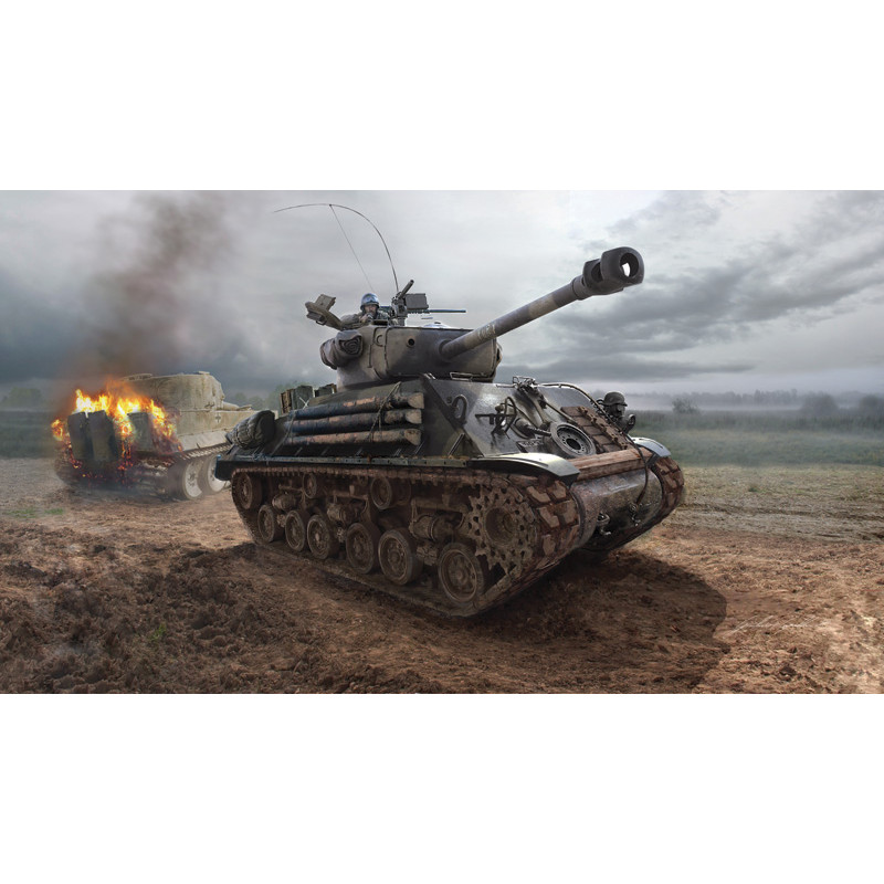 Italeri Maquette M4A3E8 Sherman "Fury" 1:35 référence 6529