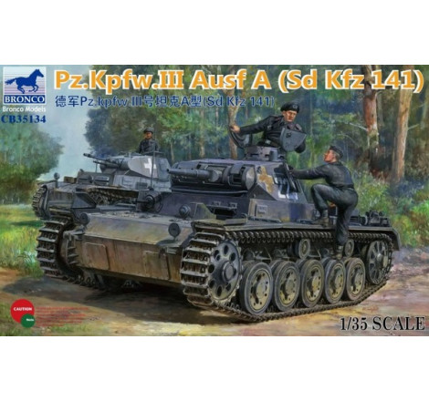 Bronco Maquette Pz.Kpfw. III Ausf. A (Sd Kfz 141) 1:35 référence CB35134