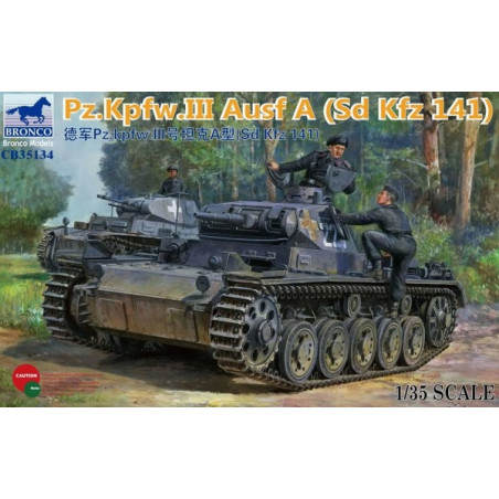 Bronco Maquette Pz.Kpfw. III Ausf. A (Sd Kfz 141) 1:35 référence CB35134