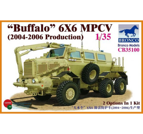 Bronco Maquette Buffalo 6x6 MPCV (2004-2006) 1:35 référence CB35100