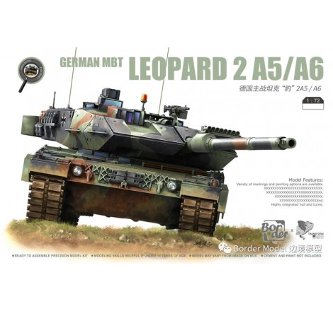 Border Maquette Leopard 2 A5/A6 1:72 référence TK 7201