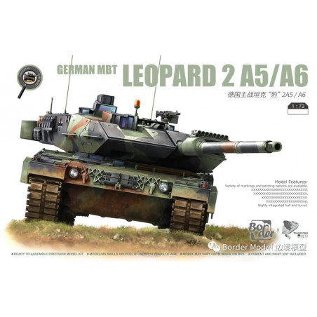 Border Maquette Leopard 2 A5/A6 1:72 référence TK 7201