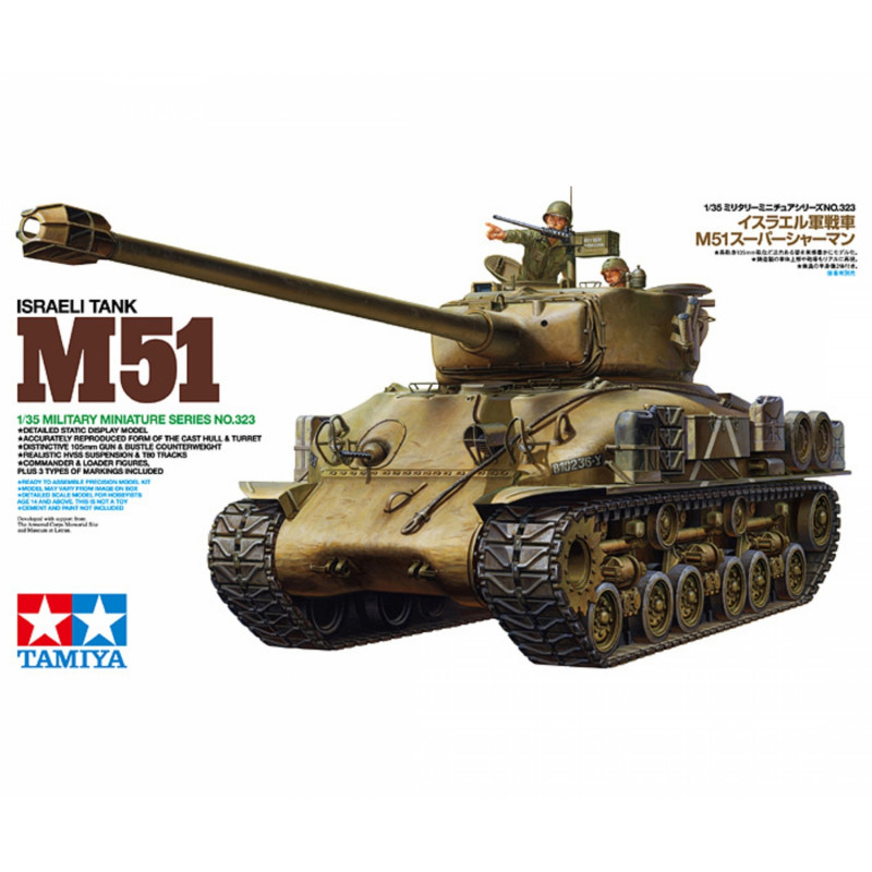 Tamiya® Maquette militaire char Israélien M51 1:35 référence 35323.