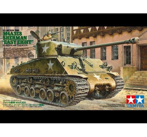 Tamiya Maquette M4A3E8 Sherman "Easy Eight" (europe) 1:35 référence 35346