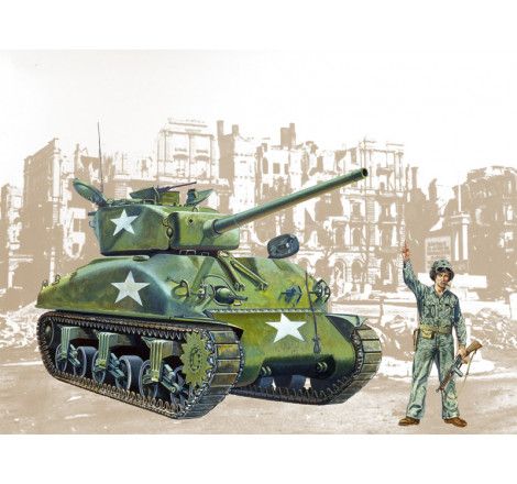 Italeri Maquette M4A1 Sherman1:35 référence 225