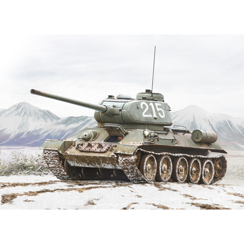 Italeri Maquette T34/85 Guerre de Corée 1:35 référence 6585