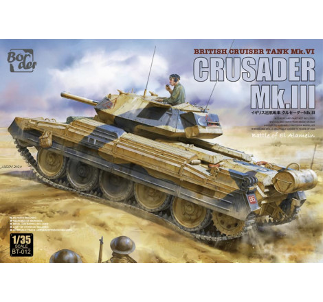 Border Maquette Crusader Mk3 (Battle of El Alamein) 1:35 référence BT-012