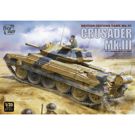Border Maquette Crusader Mk3 (Battle of El Alamein) 1:35 référence BT-012