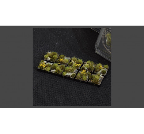 Socle GamersGrass Highland, carré 20mm (x10) warhammer bolt action