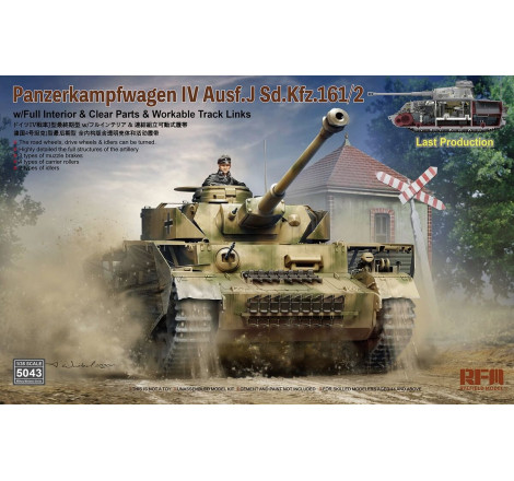 Ryefield Model Maquette Panzerkampfwagen IV Ausf.J Sd.Kfz.161/2 1:35 référence 5043 RFM