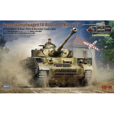 Ryefield Model Maquette Panzerkampfwagen IV Ausf.J Sd.Kfz.161/2 1:35 référence 5043 RFM