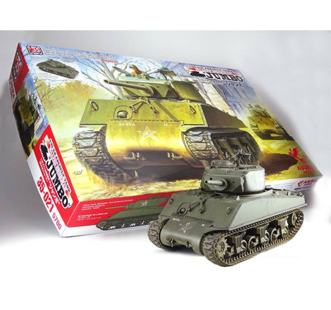 Asuka Model Maquette M4AE2 Sherman "Jumbo" 1:35 référence 35-021