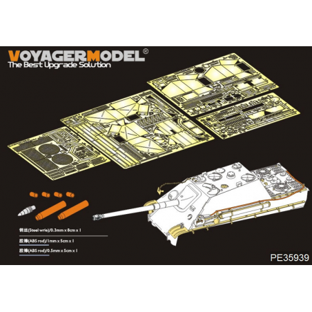 Kit upgrade Voyager Model WW2 German Jagdpanther G1 1:35 référence PE35939