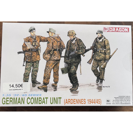 Dragon Maquette German Combat Unit (Ardennes 1944/45) 1:35 référence 6002