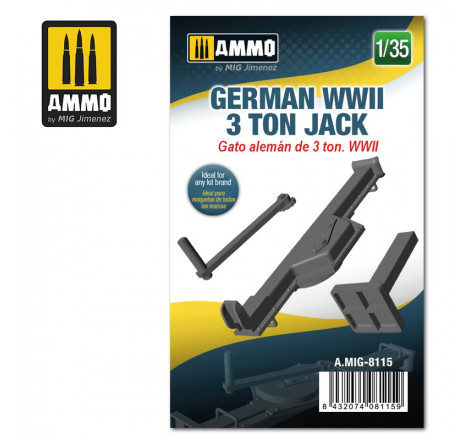 German WWII 3Ton Jack Ammo MIG-8115