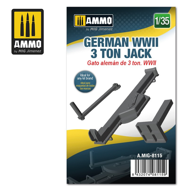 German WWII 3Ton Jack Ammo MIG-8115