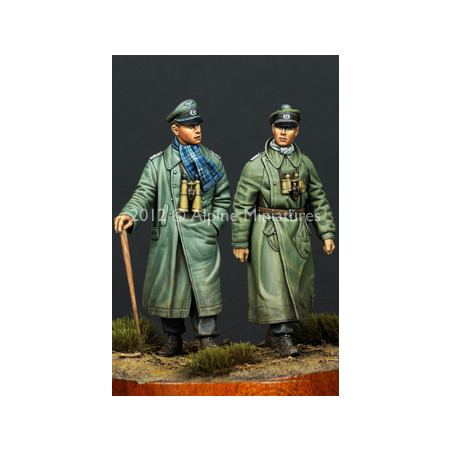 Alpine figurine 35138 WW2 Panzer Officer 1 Pz. Div. Set 1:35