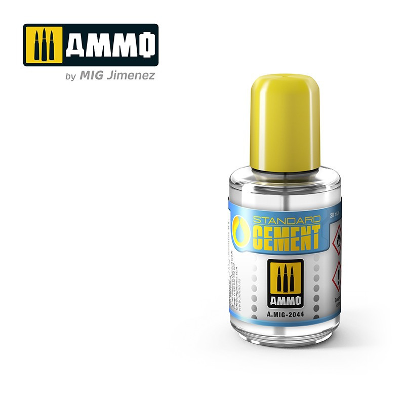 Colle pinceau standard cement 30 ml Ammo Mig