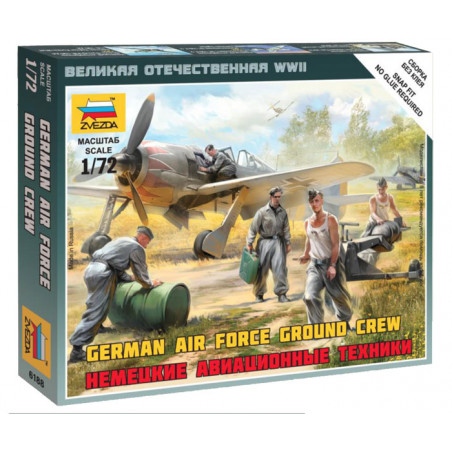 Maquette Zvezda - German Air Force Ground Crew 1:72 référence 6188