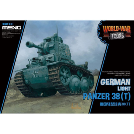 Maquette Meng World War Toons German Light Panzer 38(T) référence WWT-011