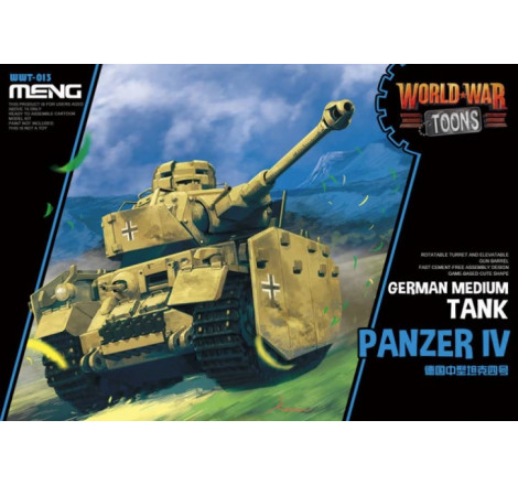 Maquette Meng World War Toons German Medium Tank Panzer IV référence WWT-013