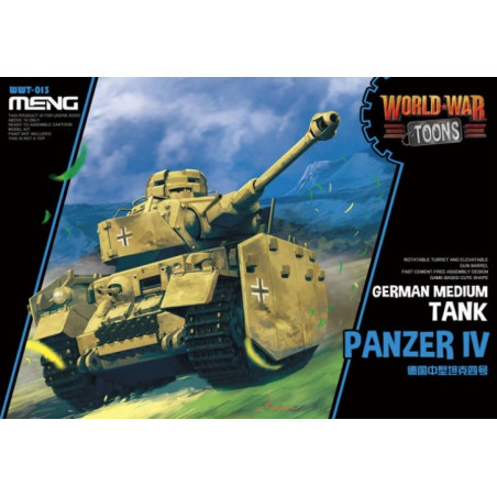 Maquette Meng World War Toons German Medium Tank Panzer IV référence WWT-013