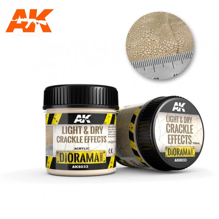 AK® Diorama Series Light & Dry Crackle Effects référence AK8033