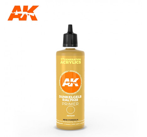 AK Primer (3rd Generation) Dunkelgelb RAL7028 Primer AK11245