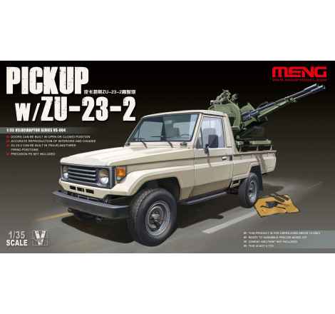 Meng Maquette Pick-up + ZU-23-2 1:35 référence VS-004