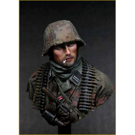 Buste Young Miniatures German Waffen SS, Ardennes 1944 1:10 référence YM1804