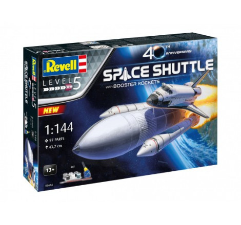 Maquette Revell  Space Shuttle + Booster Rocket (40éme anniversaire) 1:144 référence 05674