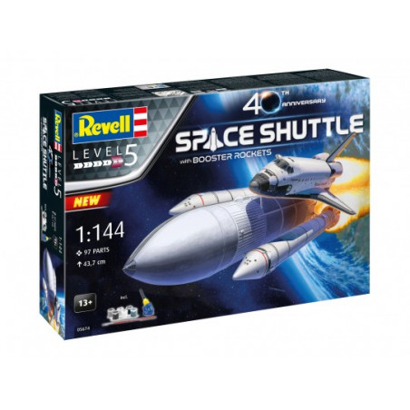 Maquette Revell  Space Shuttle + Booster Rocket (40éme anniversaire) 1:144 référence 05674