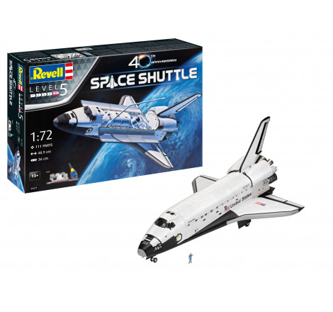 Maquette Revell  Space Shuttle (40éme anniversaire) 1:72 référence 05673