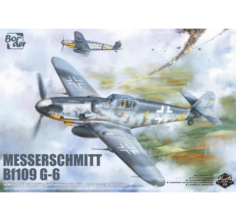 Border Maquette Messerschmitt BF109 G-6 1:35 référence BF-001