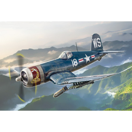 Maquette Italeri® Avion F4U-4 Corsair (guerre de Corée) 1:72 référence 1453