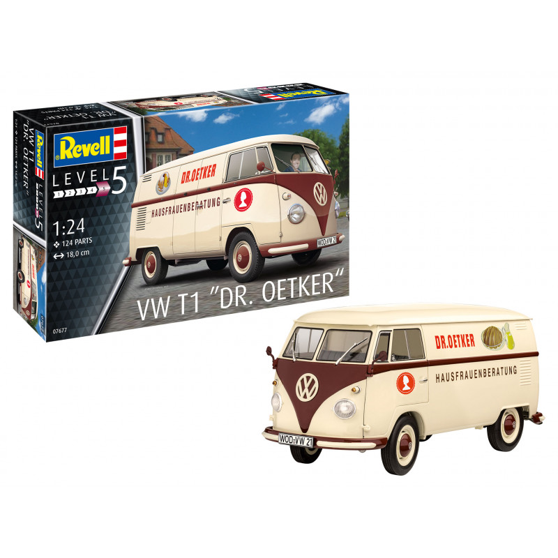 Maquette Revell® Van Volkswagen T1 "Dr. Oetker" 1:24 référence 07677