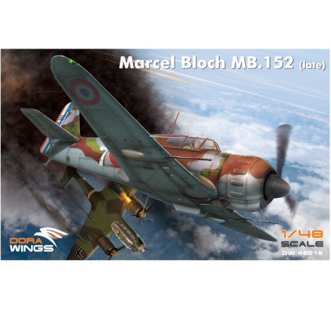 Maquette Dora Wings Marcel Bloch MB.152 (late) 1:48 référence DW48019
