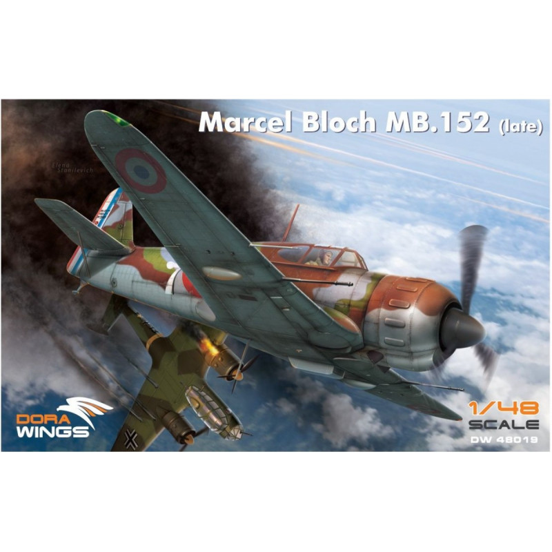 Maquette Dora Wings Marcel Bloch MB.152 (late) 1:48 référence DW48019