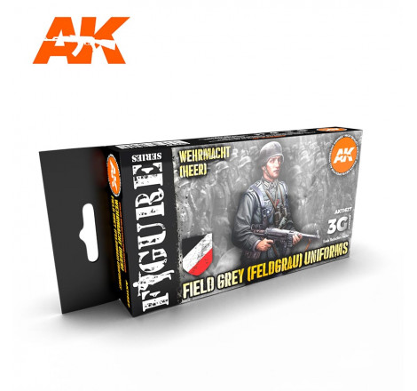 Set AK Interactive Series Figure Field Grey (Feldgrau Uniforms) AK11627