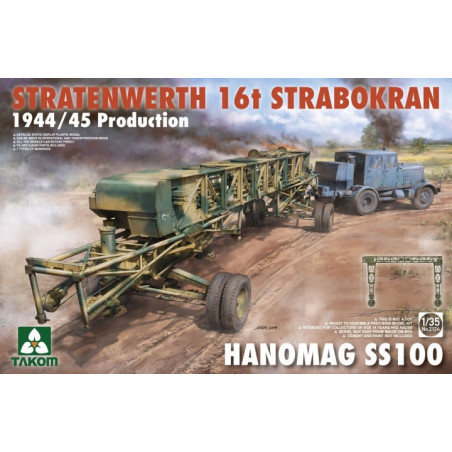 Takom maquette Stratenwerth 16t Strabokran (1944-1945) Hanomag SS100 1:35
