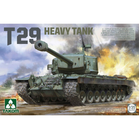 Takom maquette T29 Heavy Tank 1:35 référence 2143