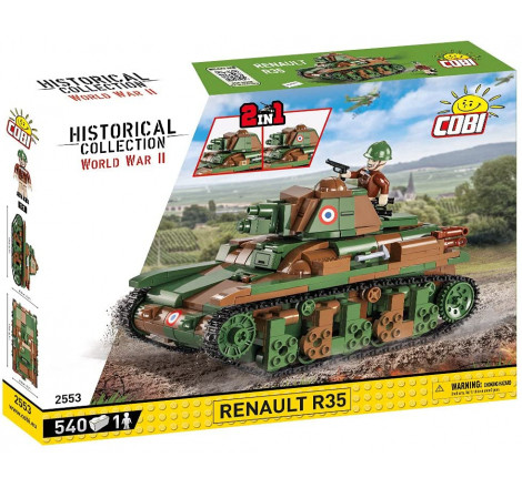 Cobi (Lego) tank Renault R35 WW1 référence 2553