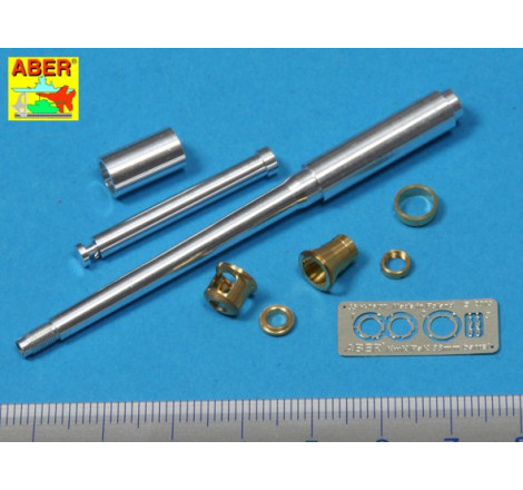 Aber - Canon allemand KwK 35 L/56 88mm char Tigre (late version) pour kit Dragon 1:35