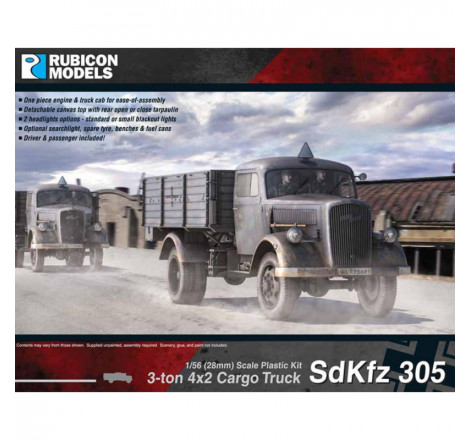 Rubicon Models® - SdKfz 305 3-ton 4x2 Cargo Truc 1:56 (28 mm)