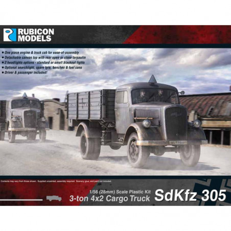 Rubicon Models® - SdKfz 305 3-ton 4x2 Cargo Truc 1:56 (28 mm)