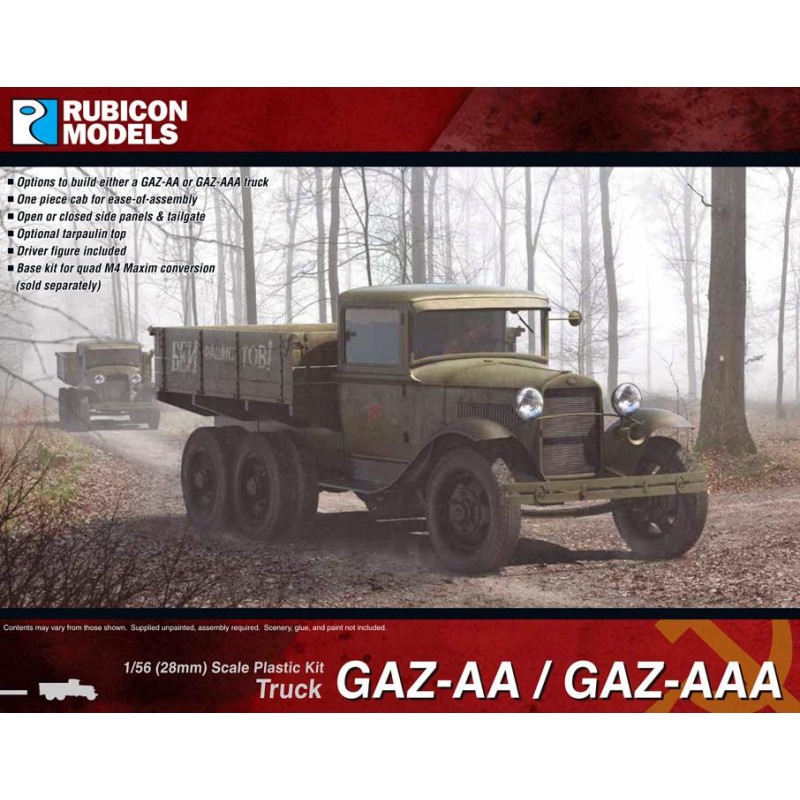 Rubicon Models® - Camion Gaz-AA / Gaz-AAA 1:56 (28 mm)