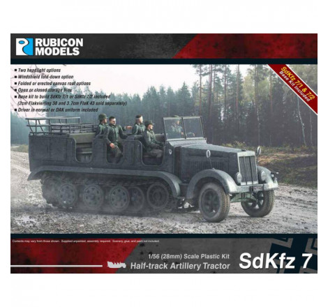 Rubicon Models® - Half-track Artillery tractor SdKfz 7 1:56 (28 mm)