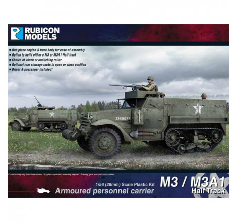 Rubicon Models® - Half Track M3 / M3A1 US 1:56 (28 mm) référence 280027
