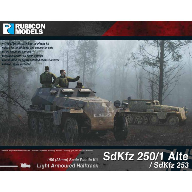 Rubicon Models® - SdKfz 250/1 Alte SdKfz 253 1:56 (28 mm) référence 280032