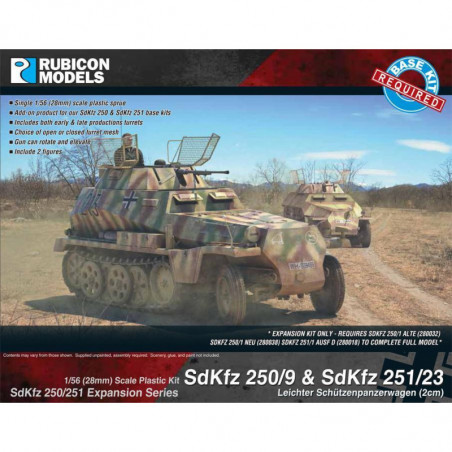 Rubicon Models® - Expansion Set - SdKfz 250/9 & SdKfz 251/23 1:56 (28 mm) référence 280048